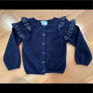 Jacadi navy cardigan
